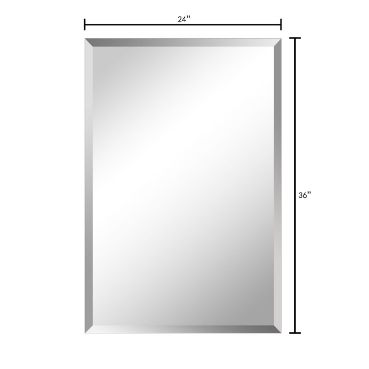 Latitude Run® Clerc Rectangle Wall Mirror Wayfair Canada